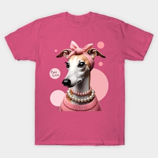 Greyhound Pink T-Shirt